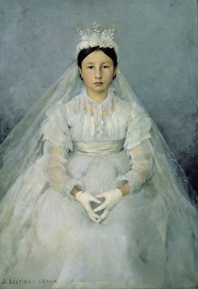 The Young Communicant, 1875 by Jules Bastien Lepage